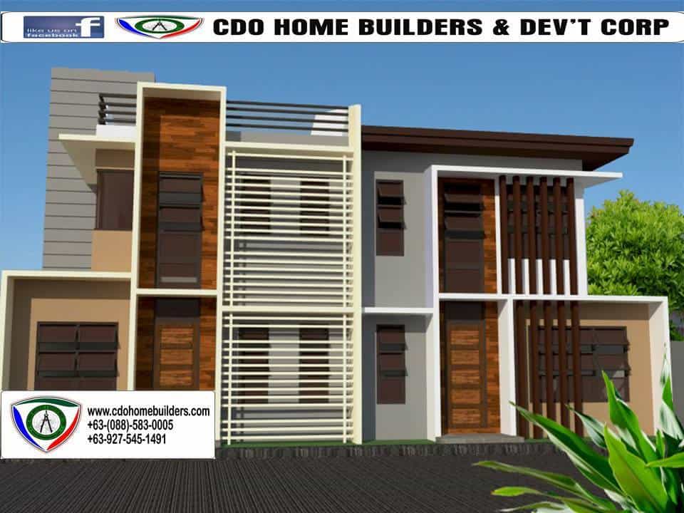 Proposed  Two Storey Duplex House